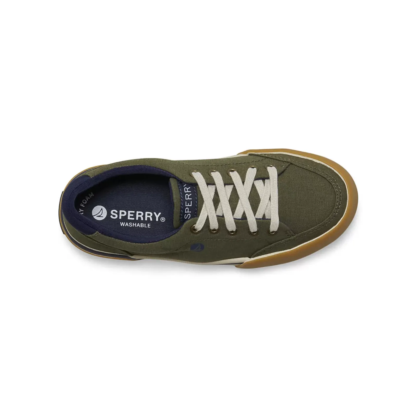 Sneakers|Big Kid (sizes 10.5 & up)^Sperry Big Kid's Harbor Tide Washable Sneaker Olive
