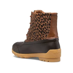 Boots^Sperry Big Kid's Port Boot Tan Leopard