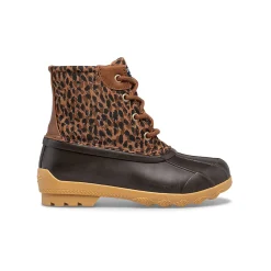 Boots^Sperry Big Kid's Port Boot Tan Leopard