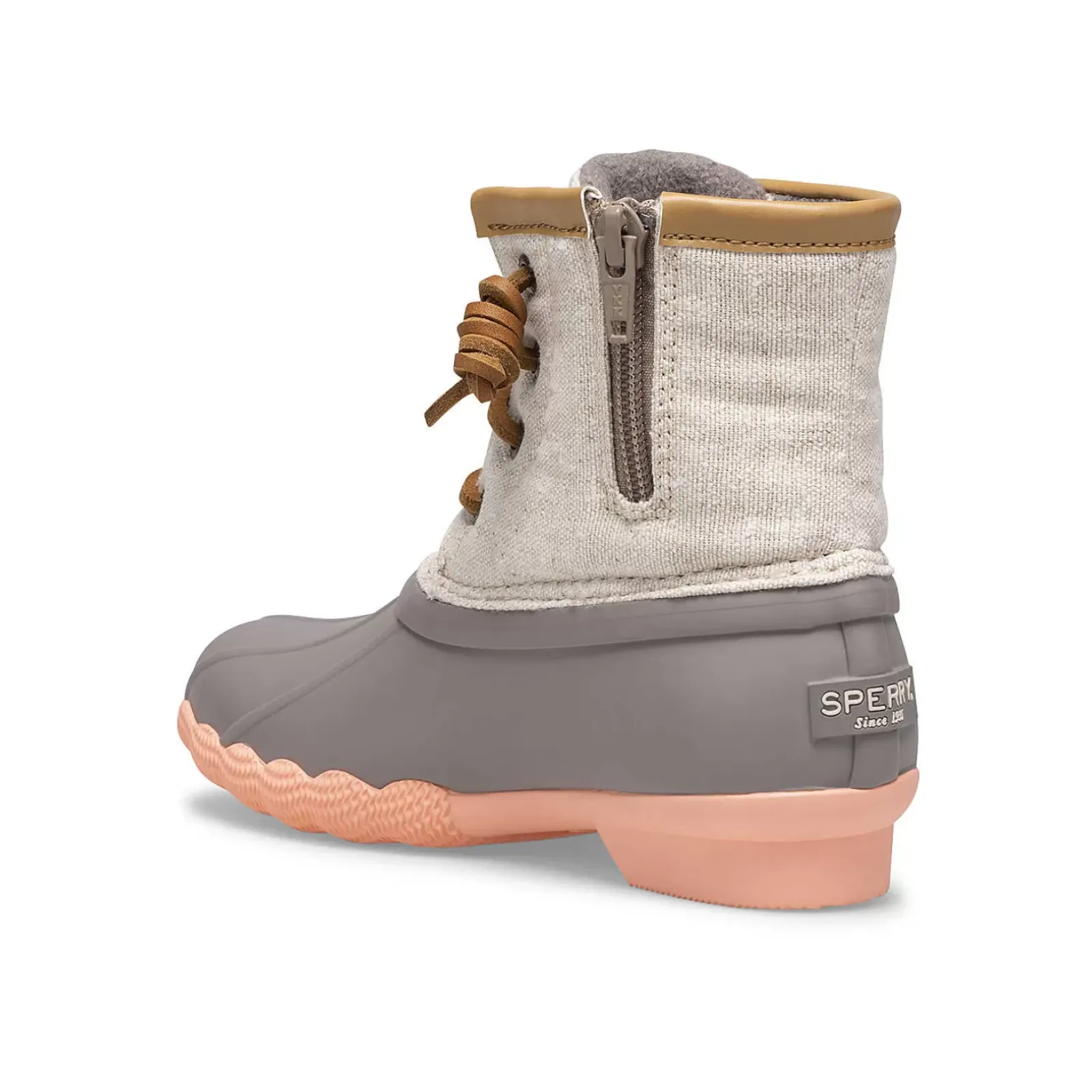 Boots|Big Kid (sizes 10.5 & up)^Sperry Big Kid's Saltwater Duck Boot Linen Rose