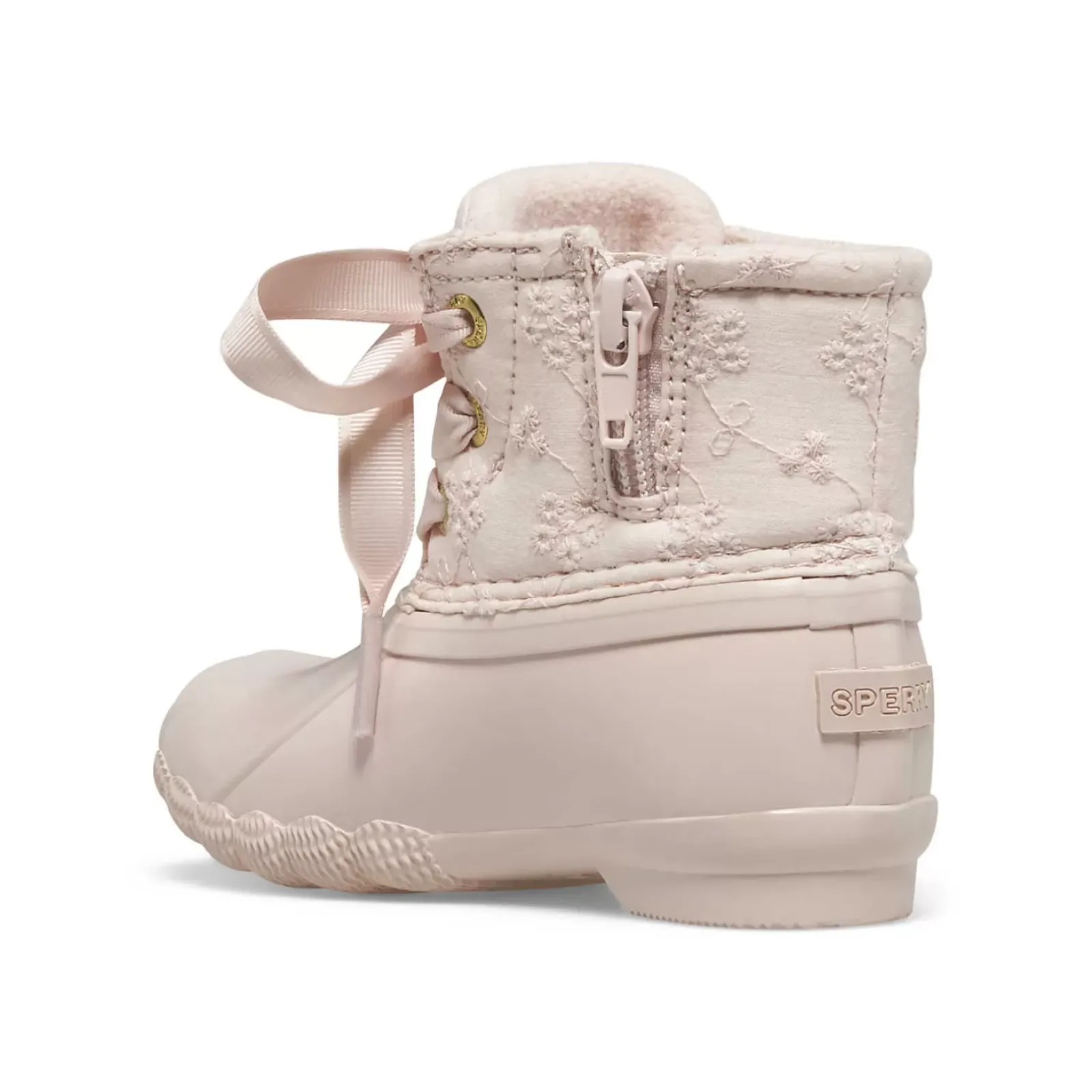 Boots|Big Kid (sizes 10.5 & up)^Sperry Big Kid's Saltwater Junior Duck Boot Pink/Pink