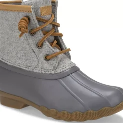 Boots^Sperry Big Kid's Saltwater Wool Duck Boot Grey