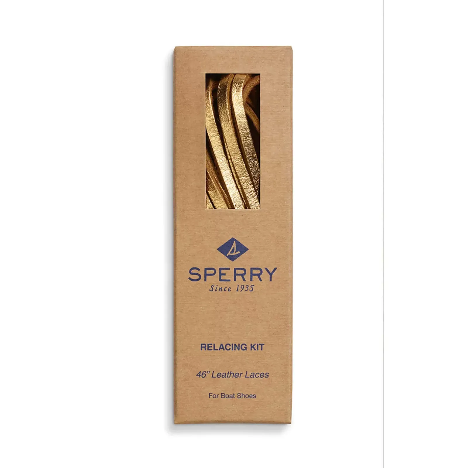 Shoe Care & Laces^Sperry Lace Kit With Needle Gold Foil