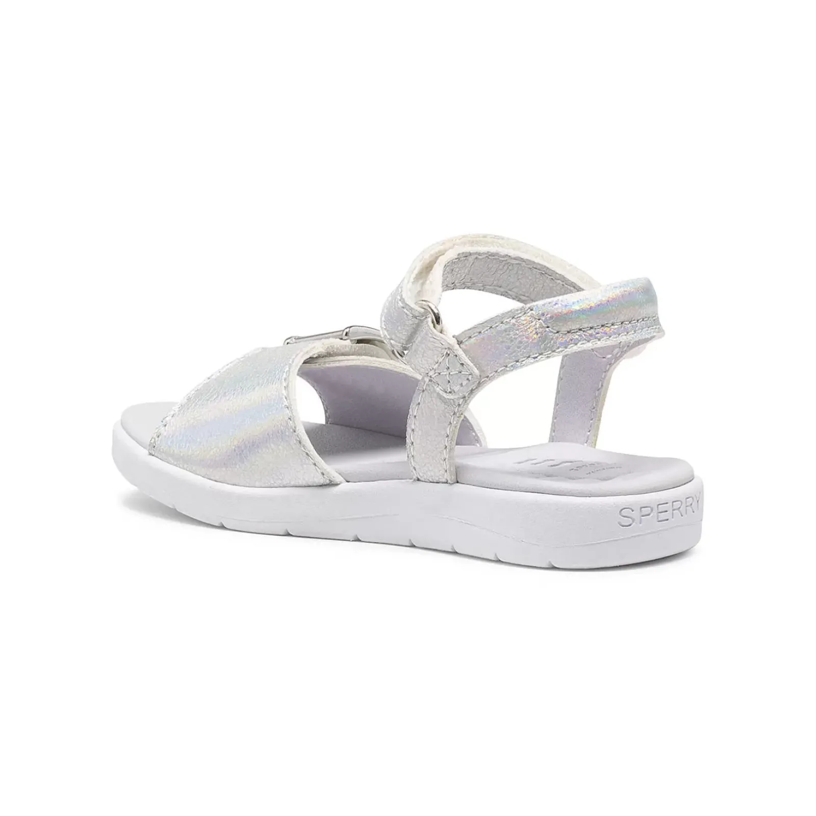 Sandals|Little Kid (sizes 1-10)^Sperry Little Kid's Galley PLUSHWAVE™ Sandal Silver