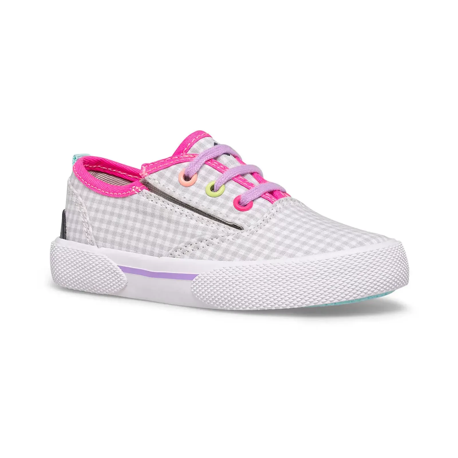 Sneakers^Sperry Little Kid's Pier Wave CVO Junior Washable Sneaker Gingham