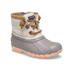 Boots|Little Kid (sizes 1-10)^Sperry Little Kid's Saltwater Duck Boot Linen Rose