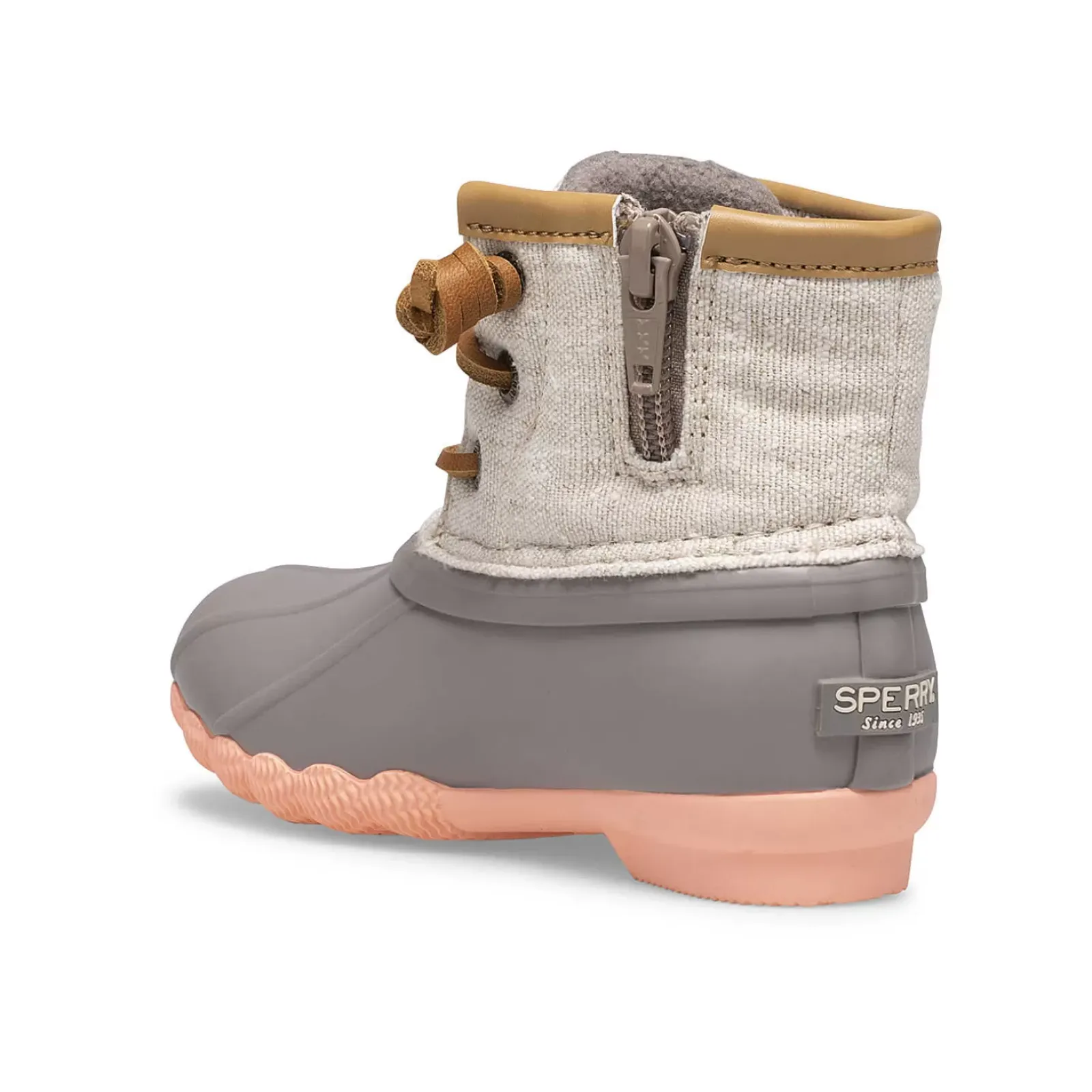 Boots|Little Kid (sizes 1-10)^Sperry Little Kid's Saltwater Duck Boot Linen Rose