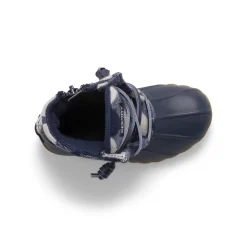 Boots|Little Kid (sizes 1-10)^Sperry Little Kid's Saltwater Junior Duck Boot Navy Plaid