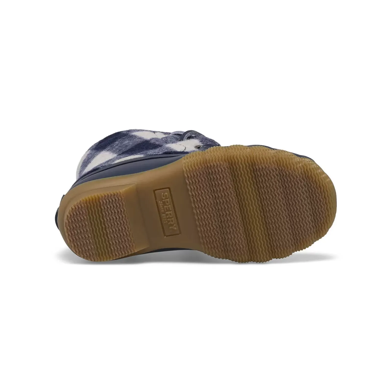 Boots|Little Kid (sizes 1-10)^Sperry Little Kid's Saltwater Junior Duck Boot Navy Plaid