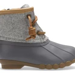 Boots^Sperry Little Kid's Saltwater Wool Duck Boot Grey
