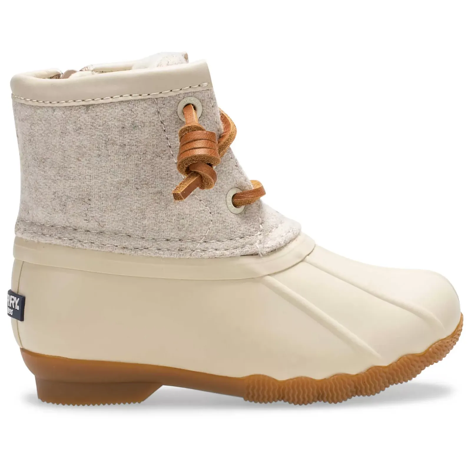 Boots|Little Kid (sizes 1-10)^Sperry Little Kid's Saltwater Wool Duck Boot Oat