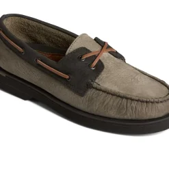 Authentic Original Boat Shoe|Boat Shoes^Sperry Men's Authentic Original™ PLUSHWAVE™ Double Sole Tumbled Boat Shoe Olive