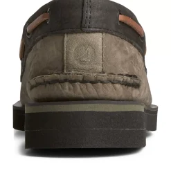 Authentic Original Boat Shoe|Boat Shoes^Sperry Men's Authentic Original™ PLUSHWAVE™ Double Sole Tumbled Boat Shoe Olive