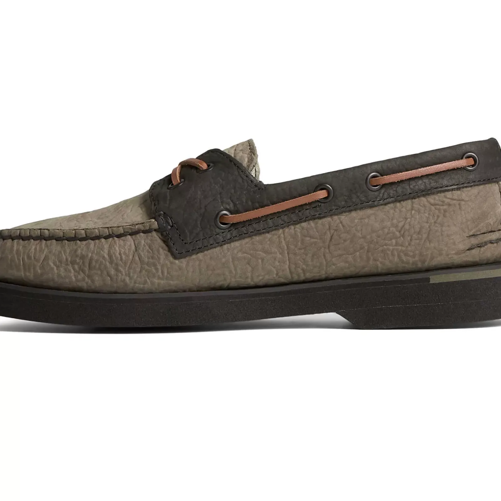 Authentic Original Boat Shoe|Boat Shoes^Sperry Men's Authentic Original™ PLUSHWAVE™ Double Sole Tumbled Boat Shoe Olive