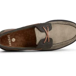 Authentic Original Boat Shoe|Boat Shoes^Sperry Men's Authentic Original™ PLUSHWAVE™ Double Sole Tumbled Boat Shoe Olive
