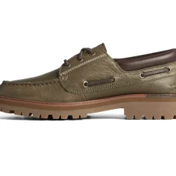 Authentic Original Boat Shoe|Sale^Sperry Men's Authentic Original&trade; Lug 3-Eye Boat Shoe Olive