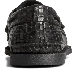 Authentic Original Boat Shoe|Sale^Sperry Men's Authentic Original™ Croc Embossed Boat Shoe Black