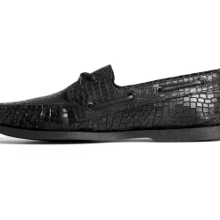 Authentic Original Boat Shoe|Sale^Sperry Men's Authentic Original™ Croc Embossed Boat Shoe Black
