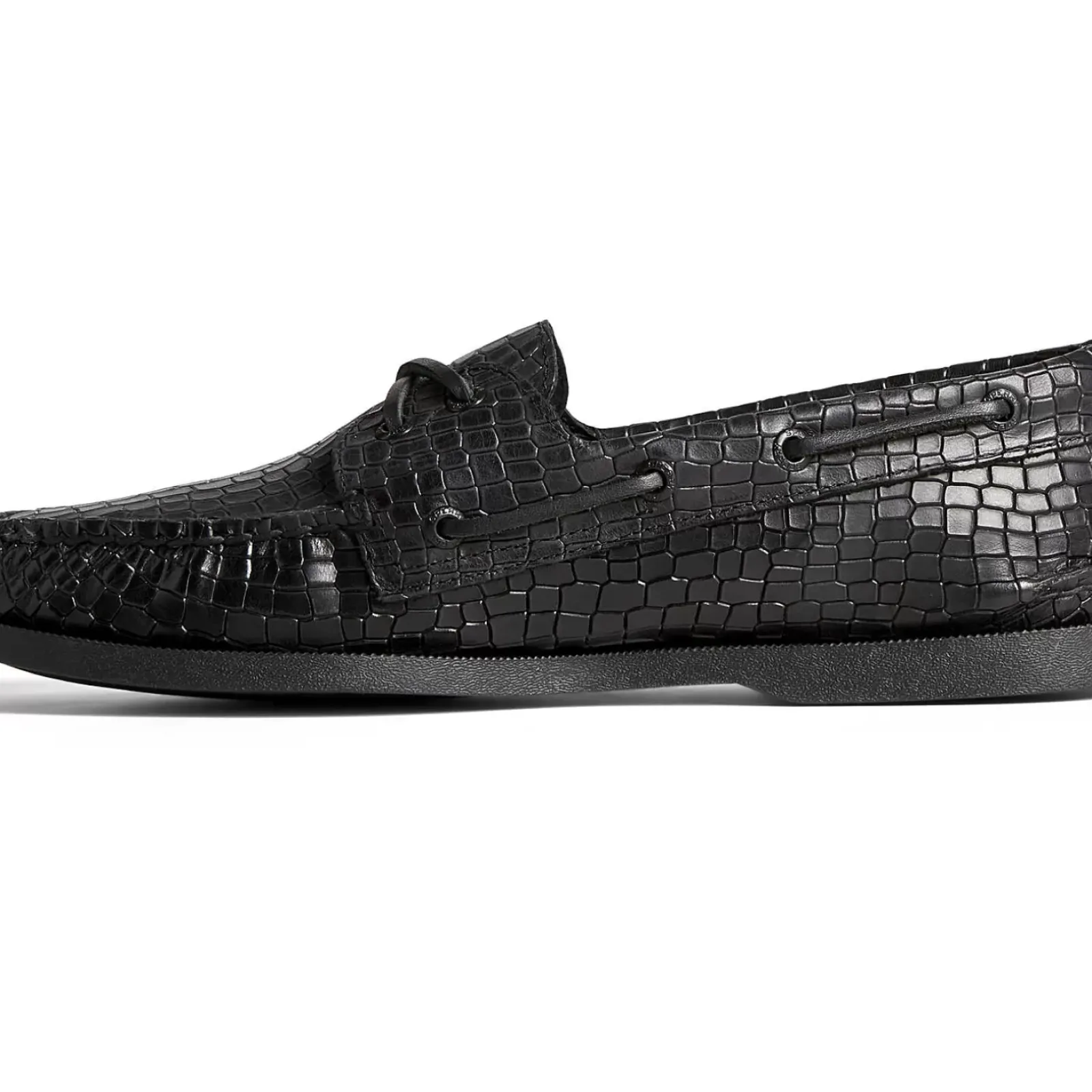 Authentic Original Boat Shoe|Sale^Sperry Men's Authentic Original™ Croc Embossed Boat Shoe Black