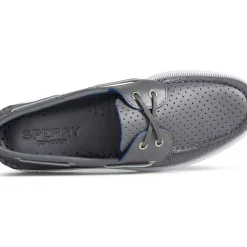 Authentic Original Boat Shoe|Sale^Sperry Men's Authentic Original&trade; Perforated Boat Shoe Grey