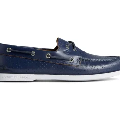 Authentic Original Boat Shoe|Sale^Sperry Men's Authentic Original™ Perforated Boat Shoe Navy