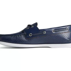 Authentic Original Boat Shoe|Sale^Sperry Men's Authentic Original&trade; Perforated Boat Shoe Navy