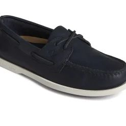 Authentic Original Boat Shoe|Loafers & Oxfords^Sperry Men's Authentic Original&trade; Cross Lace Boat Shoe Navy