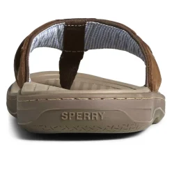 Sandals|Shoes^Sperry Men's Baitfish Leather Flip Flop Brown / Buc / Brown