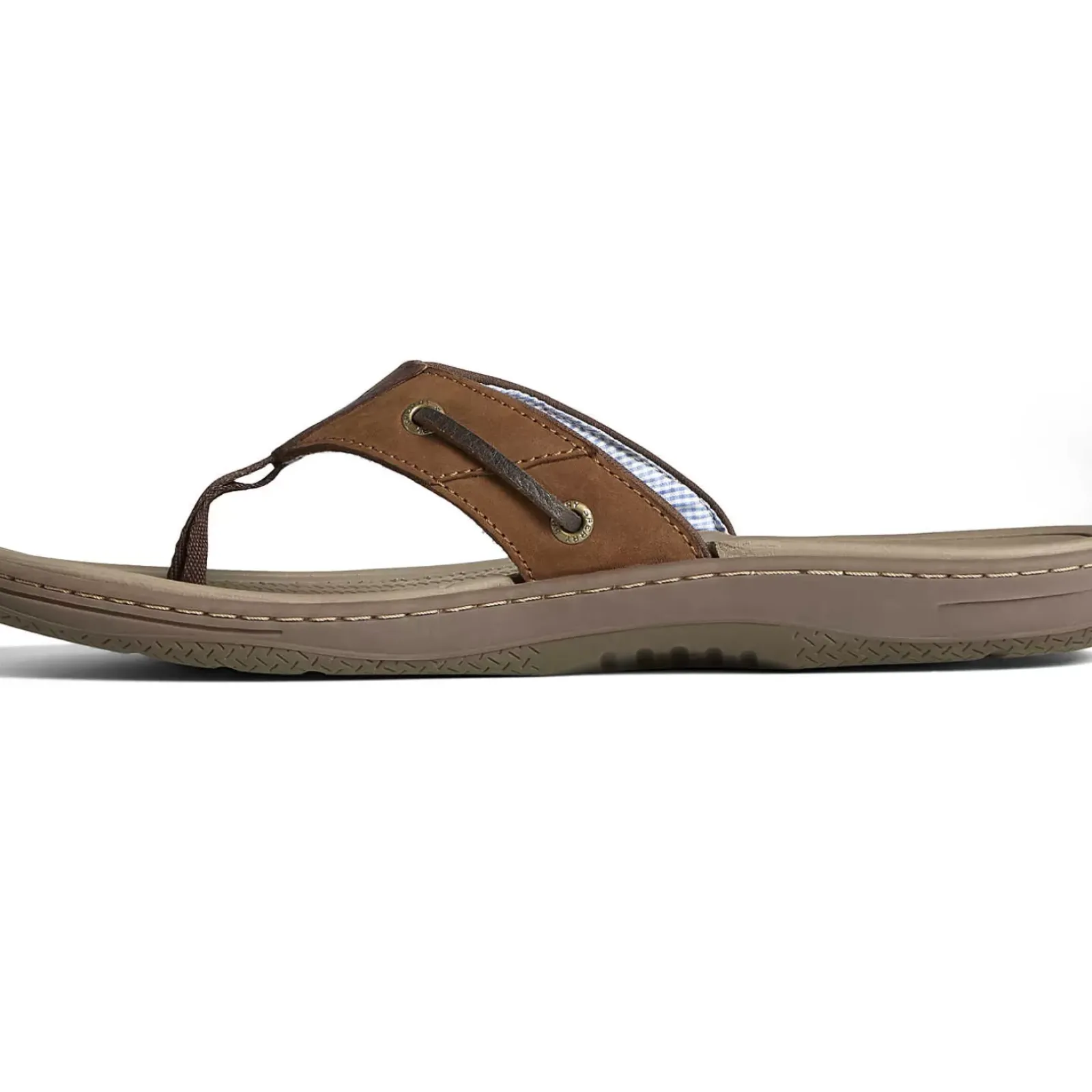 Sandals|Shoes^Sperry Men's Baitfish Leather Flip Flop Brown / Buc / Brown