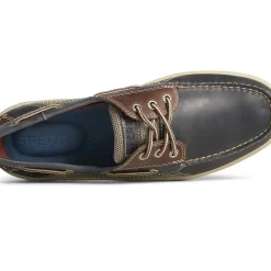 Boat Shoes|Shoes^Sperry Men's Billfish&trade; 3-Eye Boat Shoe Navy / Brown Leather