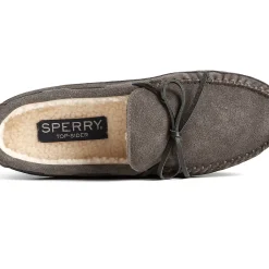 Sale|Slippers & Moccasins^Sperry Men's Brandon Trapper Moccasin Slipper Charcoal