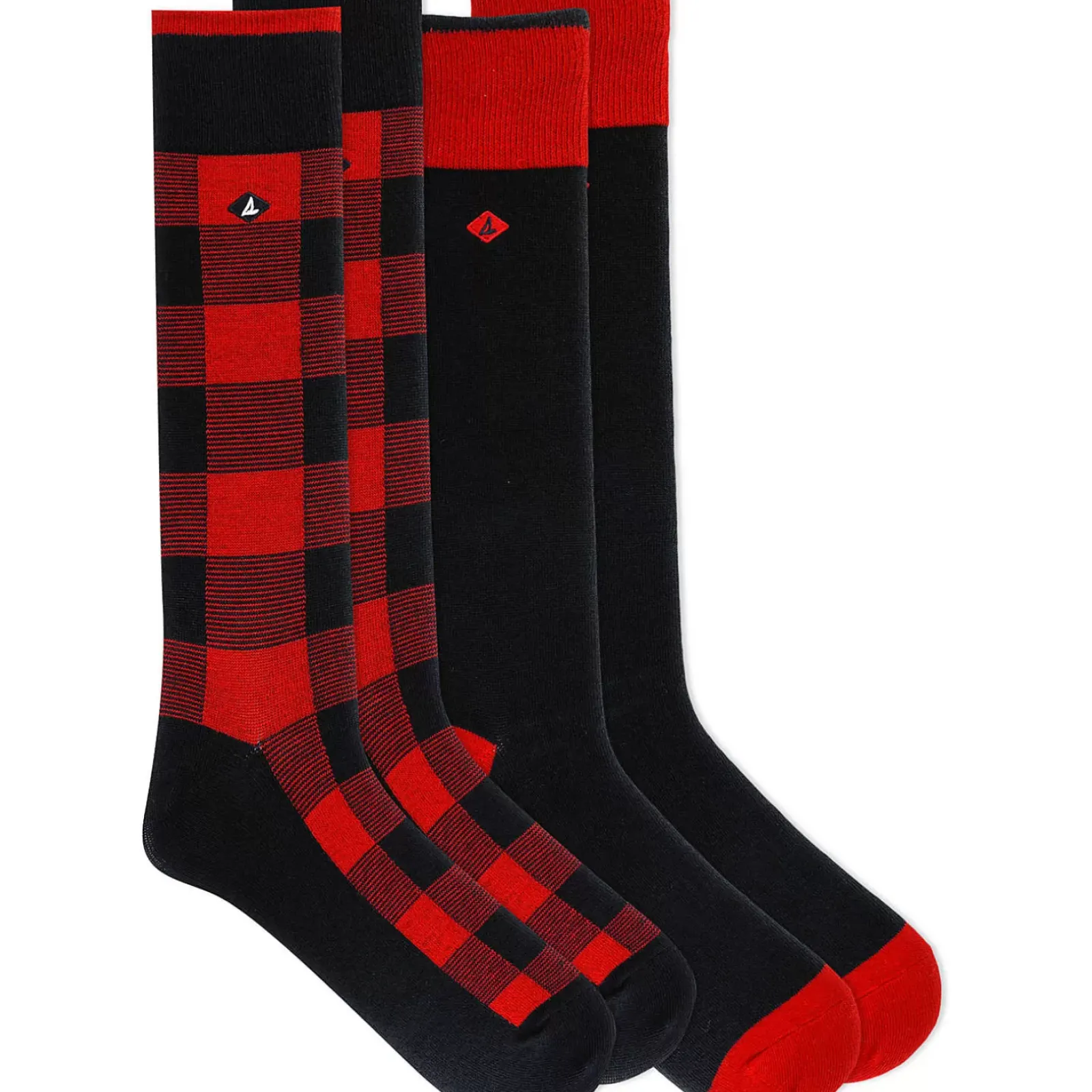 Socks & Liners|Sale^Sperry Men's Buffalo Crew 2-Pack Sock Red