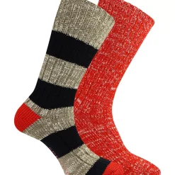 Socks & Liners|Sale^Sperry Men's Comfort Boot Crew Orange Assorted