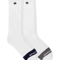 Socks & Liners|Sale^Sperry Men's Cotton Crew 2-Pack Sock White Assorted