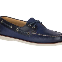 Authentic Original Boat Shoe|Gold Cup Luxury^Sperry Men's Gold Cup&trade; Authentic Original&trade; Rivingston Boat Shoe Navy