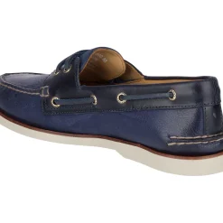 Authentic Original Boat Shoe|Gold Cup Luxury^Sperry Men's Gold Cup&trade; Authentic Original&trade; Rivingston Boat Shoe Navy