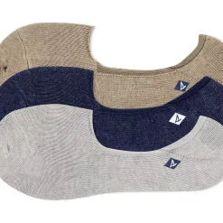 Socks & Liners^Sperry Men's Marled 3-Pack Skimmer Liner Assorted