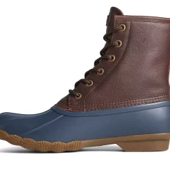 Sale|Rain & Duck Boots^Sperry Men's Saltwater Duck Boot Brown/Navy