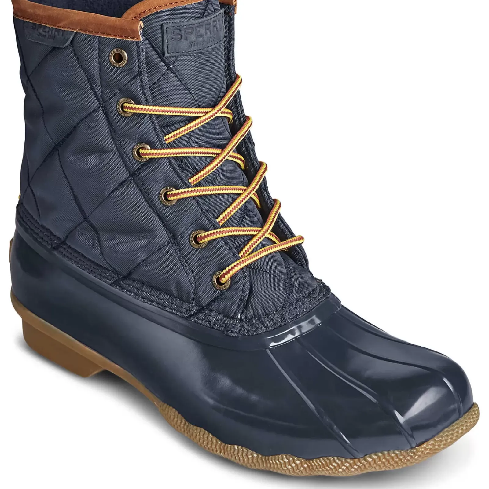 Sale|Rain & Duck Boots^Sperry Men's Saltwater Nylon Duck Boot Navy