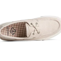 SeaCycled|Sale^Sperry Men's SeaCycled&trade; Bahama II Gingham Sneaker White