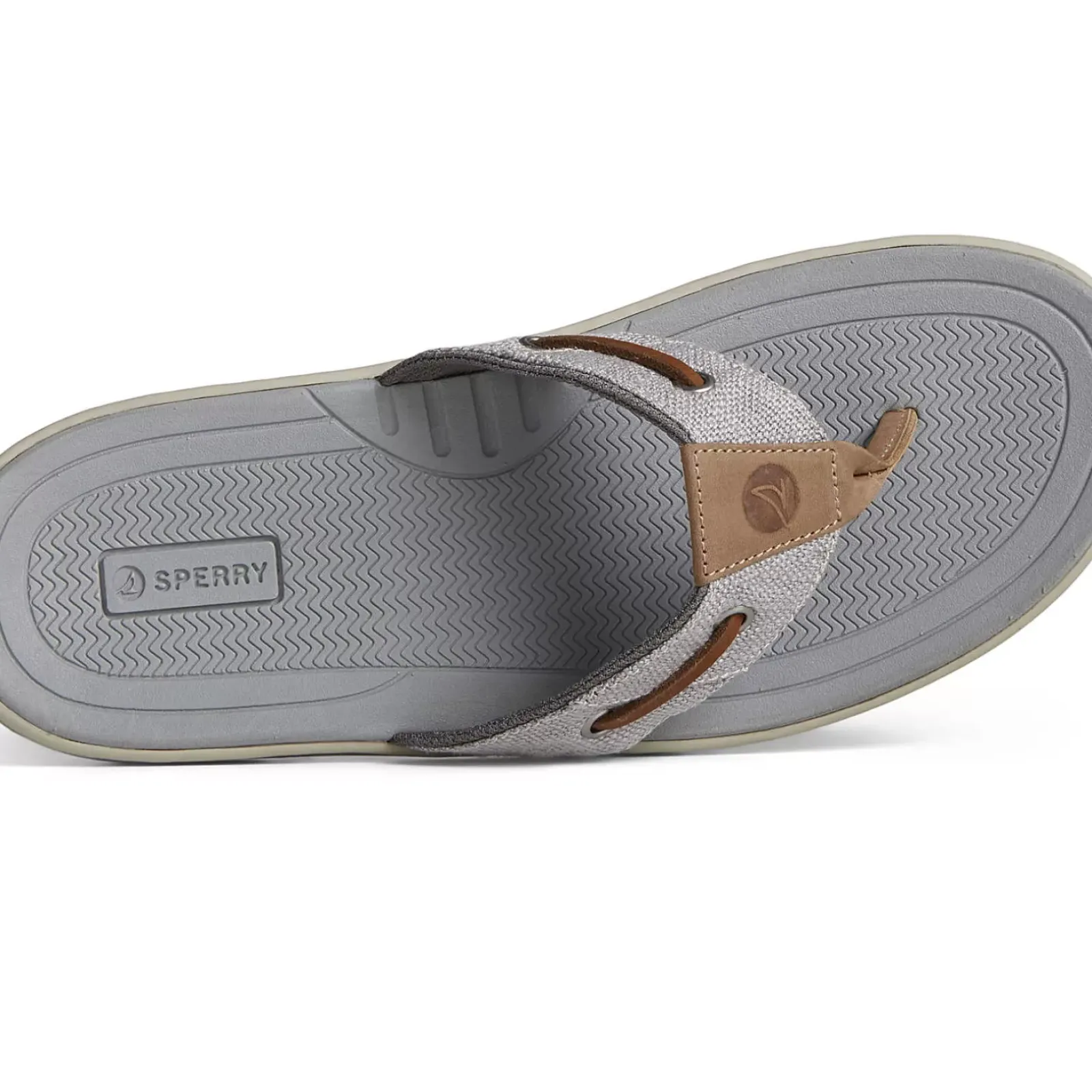 SeaCycled|Sandals^Sperry Men's SeaCycled™ Baitfish Baja Flip Flop Grey