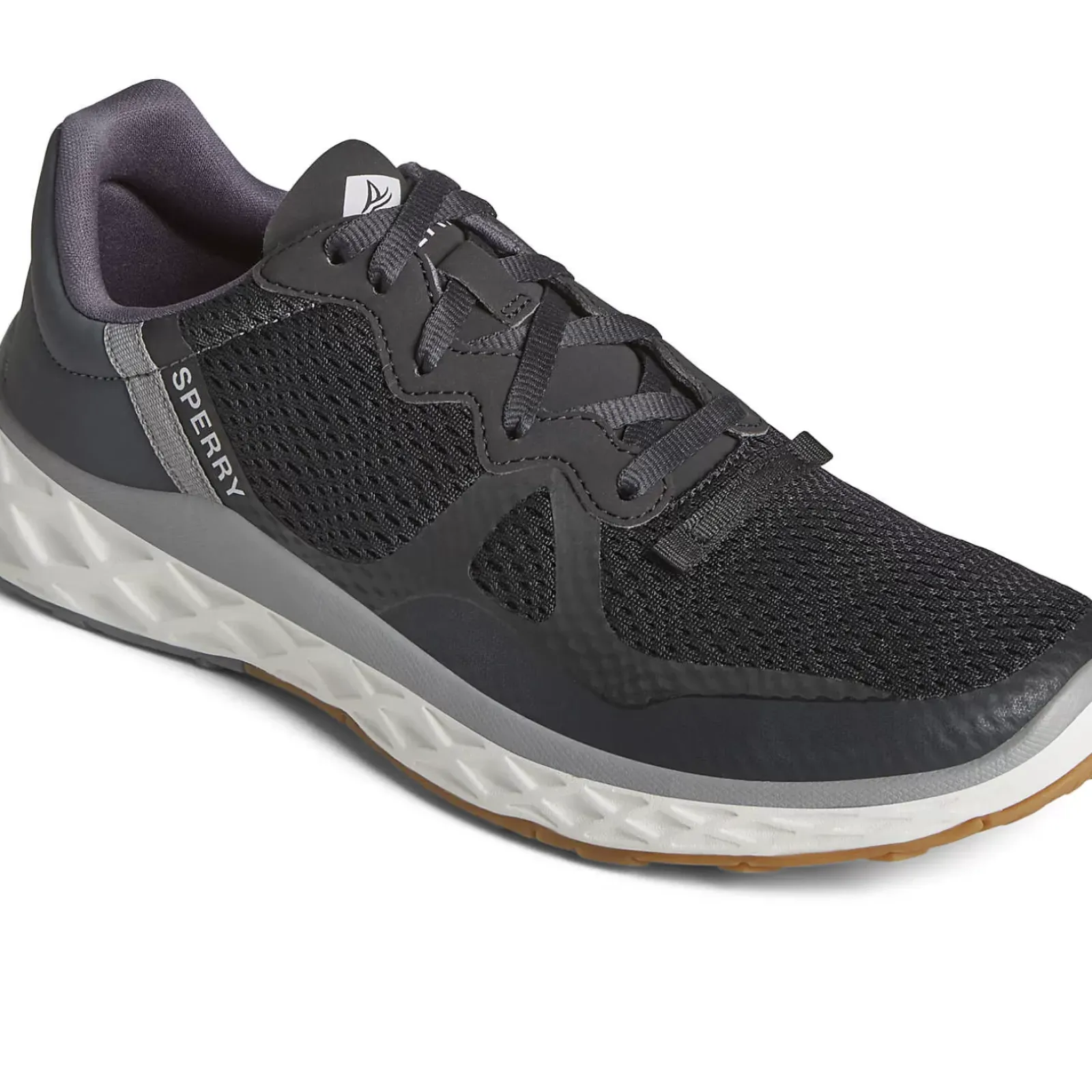SeaCycled|Active^Sperry Men's SeaCycled™ Headsail Sneaker Black