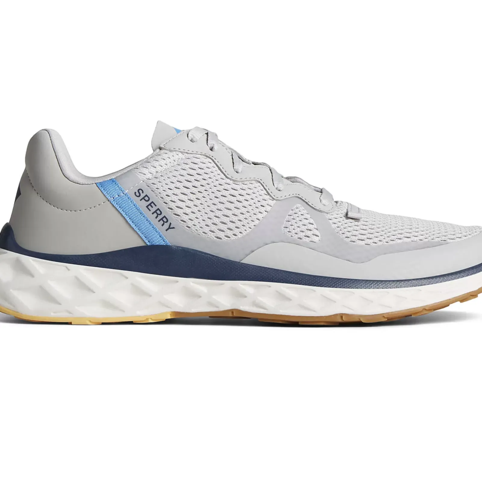 SeaCycled|Active^Sperry Men's SeaCycled™ Headsail Sneaker Grey