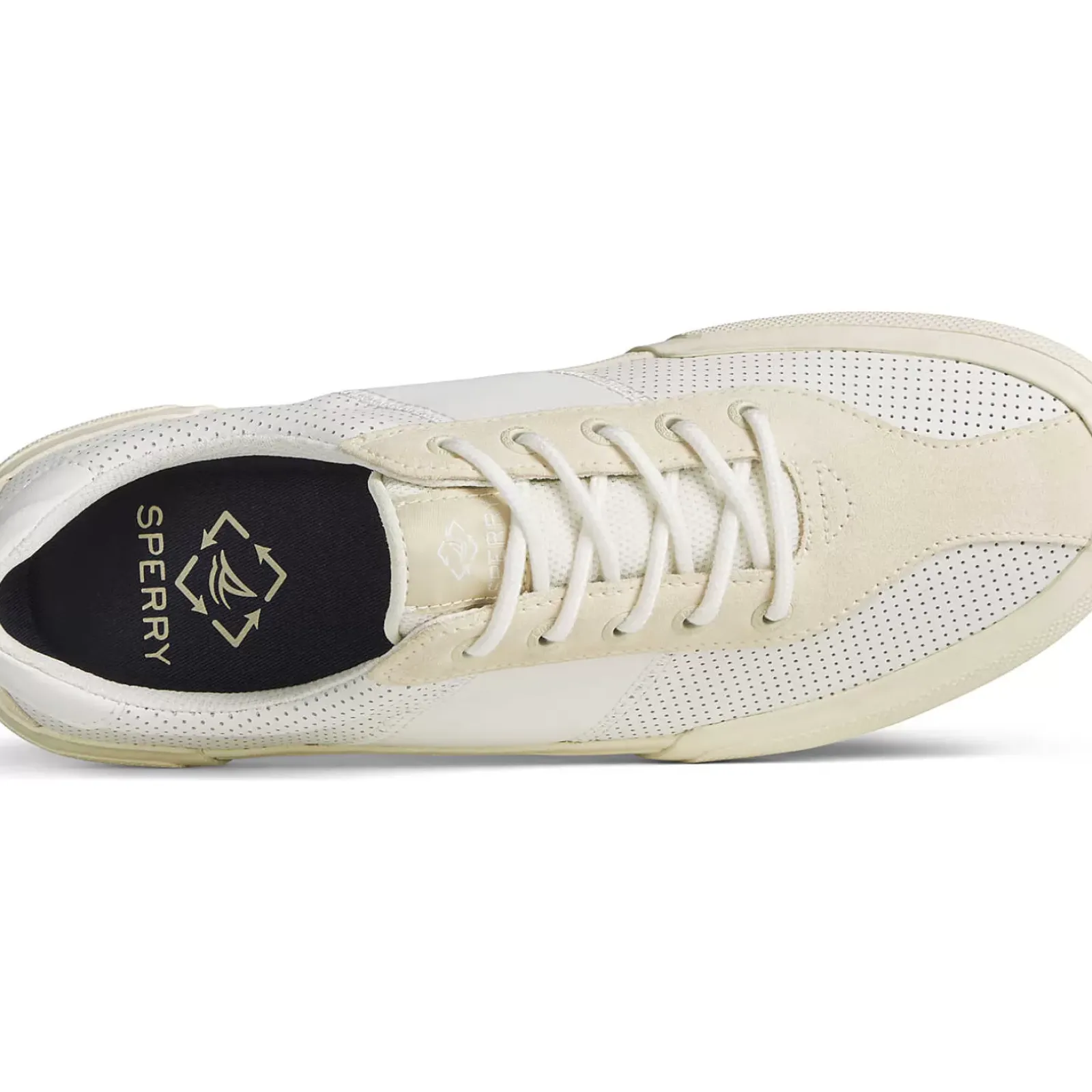 SeaCycled|Sale^Sperry Men's SeaCycled™ Soletide Racy Sneaker White/Cream