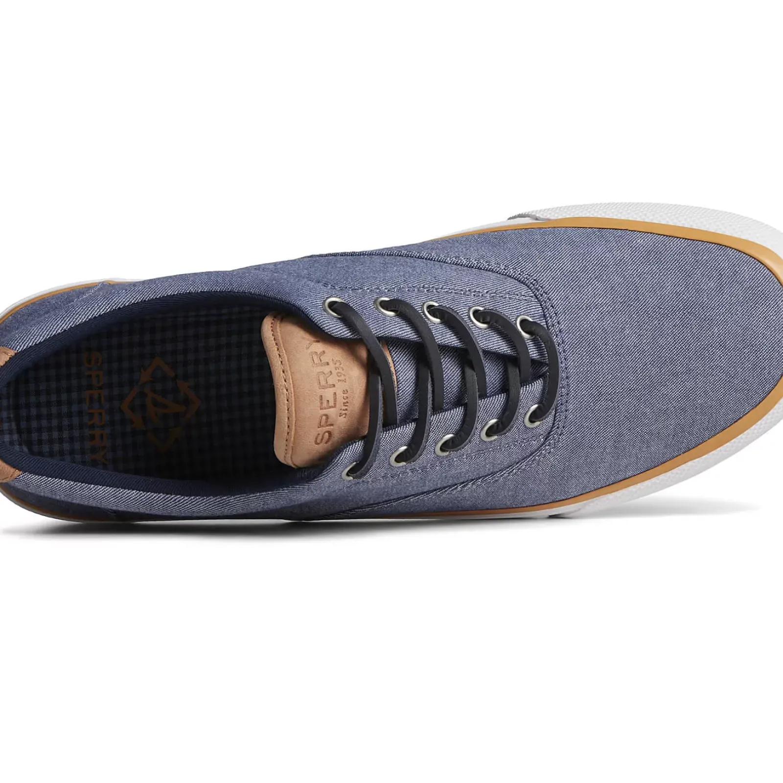 Striper II Sneakers|SeaCycled^Sperry Men's SeaCycled™ Striper II CVO Twill Sneaker Navy