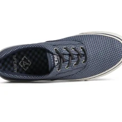 Striper II Sneakers|SeaCycled^Sperry Men's SeaCycled™ Striper II CVO Gingham Sneaker Blue