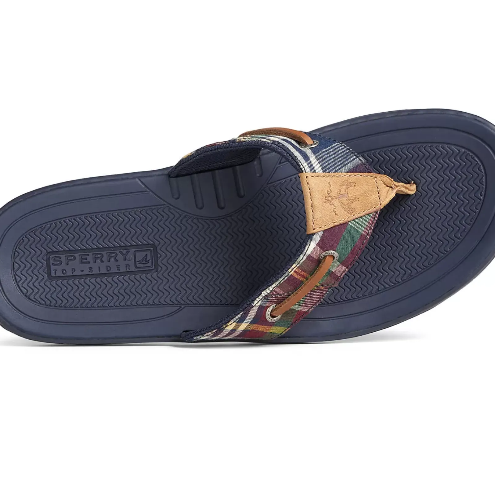 Sale|Shoes^Sperry Men's x Brooks Brothers Baitfish Flip Flop Plaid
