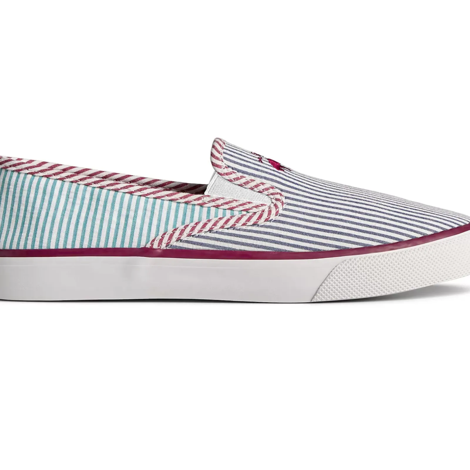 Sale|Sneakers^Sperry Men's x Brooks Brothers Slip On Sneaker Blue Multi