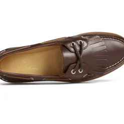 Authentic Original Boat Shoe|Sale^Sperry Men's x Brooks Brothers Authentic Original&trade; Kiltie Boat Shoe Classic Brown