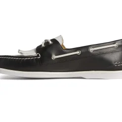 Authentic Original Boat Shoe|Sale^Sperry Men's x Brooks Brothers Authentic Original&trade; Kiltie Boat Shoe Black/White